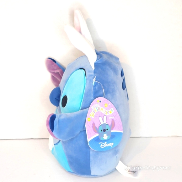 🐣 STITCH 🐰 Bunny Ears Stitch w Chick Easter 2024 Disney X Squishmallow ☆》NWT《☆ - Picture 4 of 8
